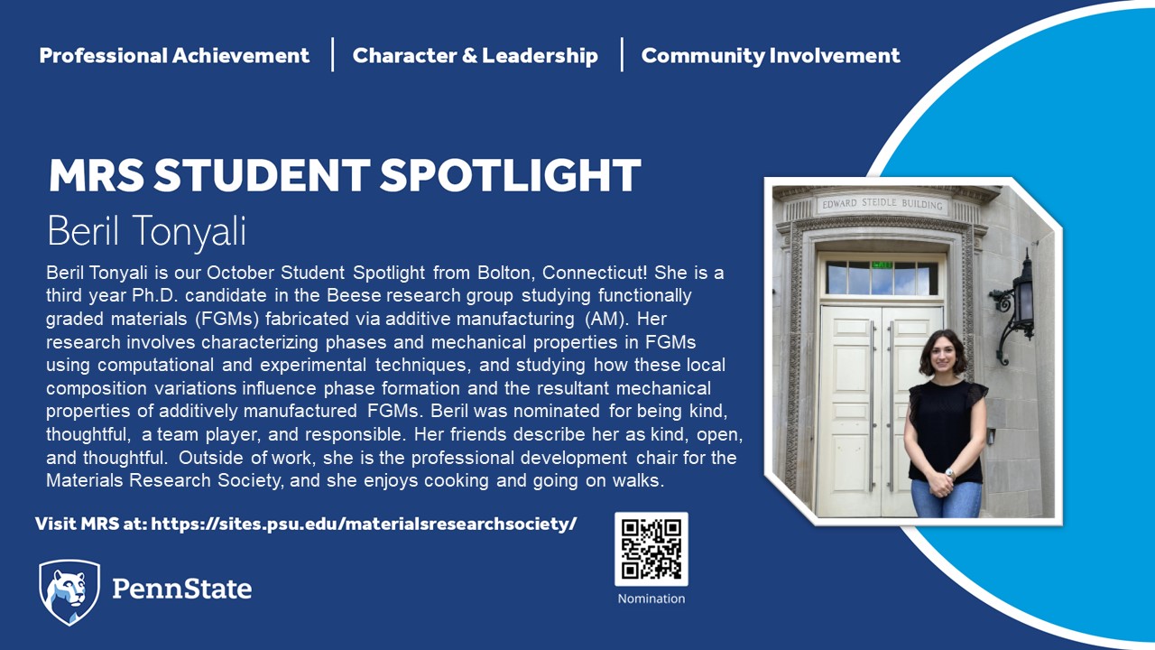 Oct MRS Student Spotlight