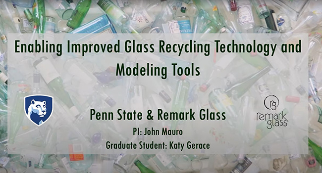 Enabling Improved Glass Recycling Technology and Modeling Tools