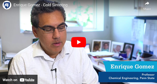 Enrique Gomez – Cold Sintering